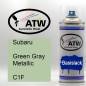 Preview: Subaru, Green Gray Metallic, C1F: 400ml Sprühdose, von ATW Autoteile West.